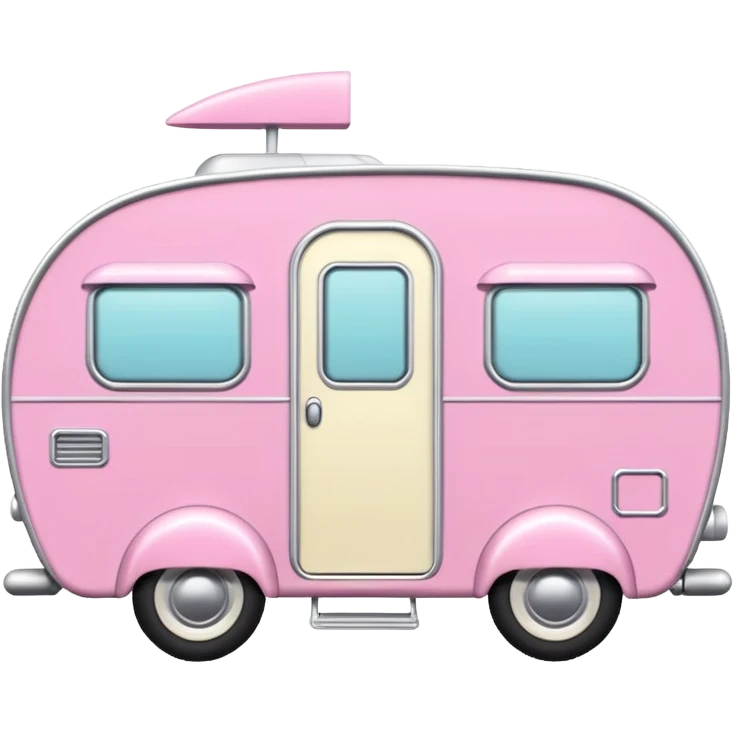 pink caravan emoji
