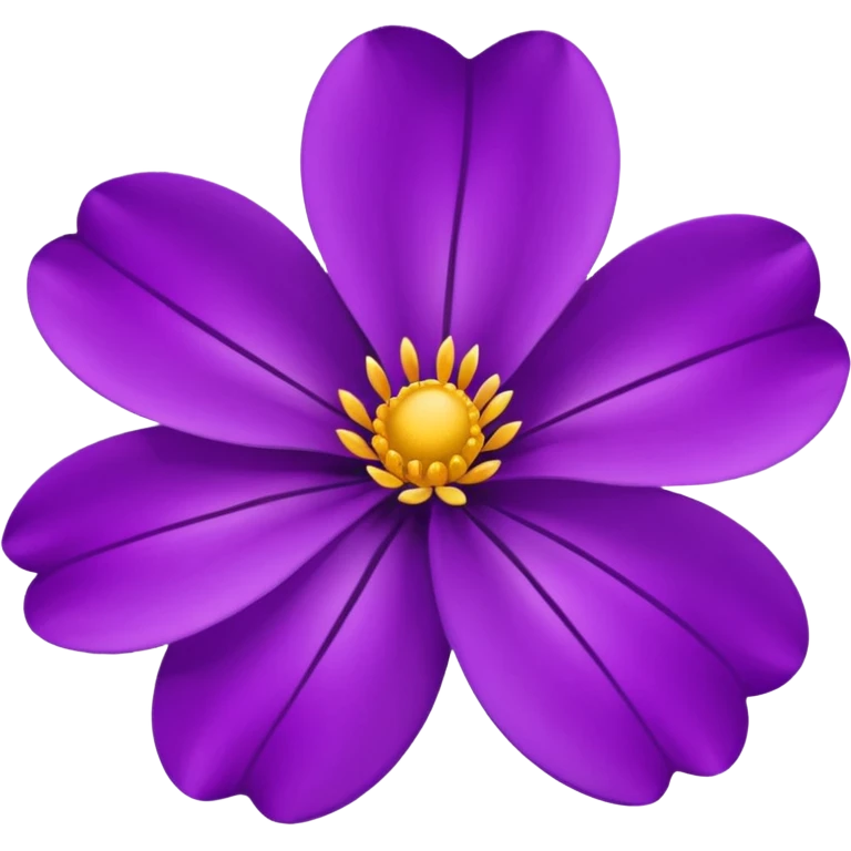 Purple flower emoji