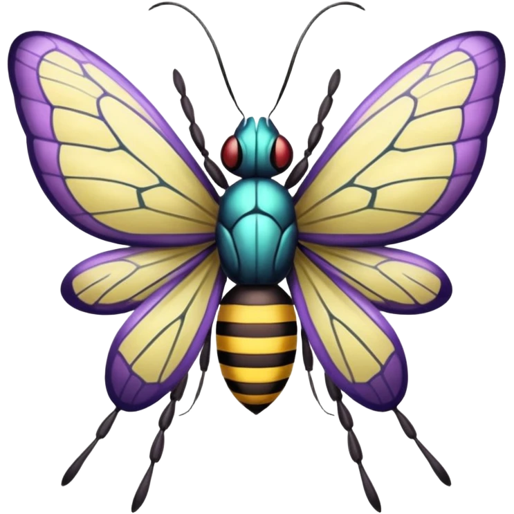 Beedrill-Butterfree-Vivillion-Beautifly-Venomoth-fusion emoji