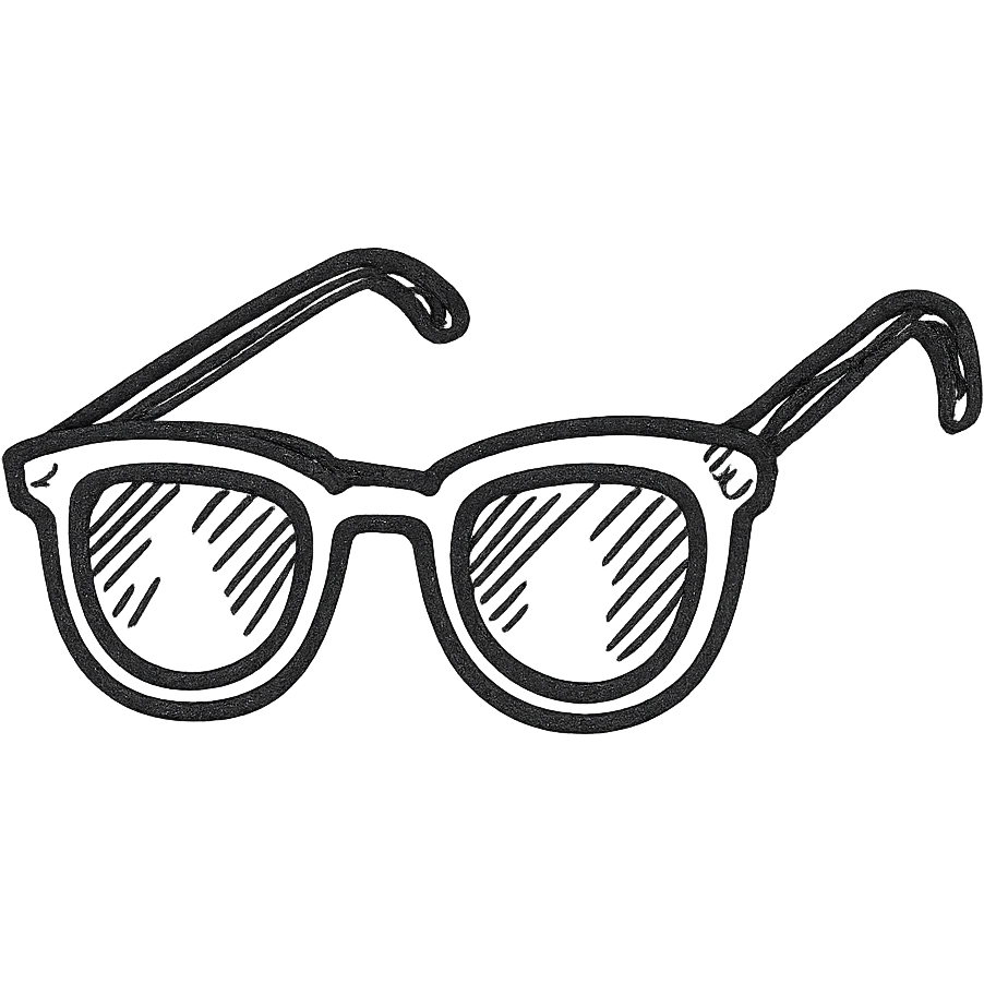 a pair of sunglasses emoji