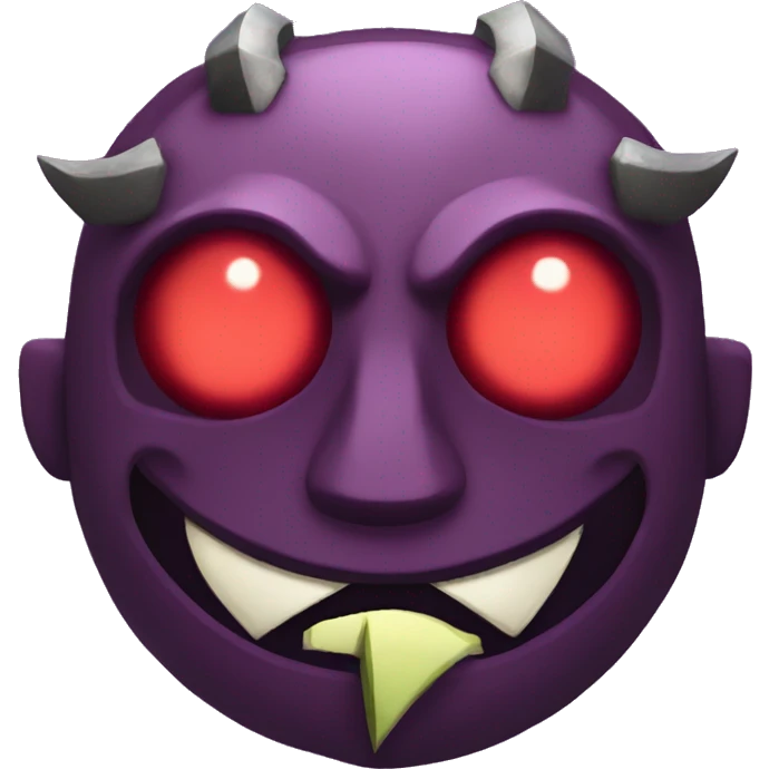 Easy demon from geometry dash emoji