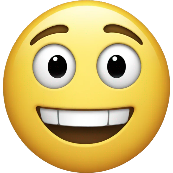 Happy face emoji