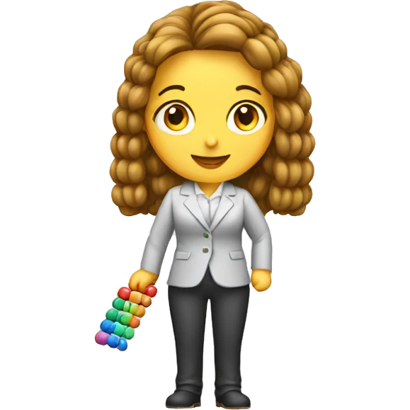female accountant with abacus emoji