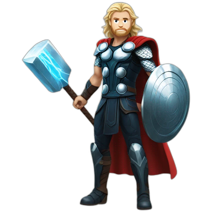 fullbody thor emoji