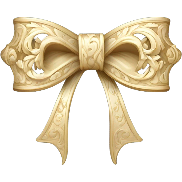 Rococo bow emoji