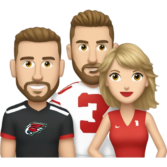 Travis kelce and Taylor swift emoji