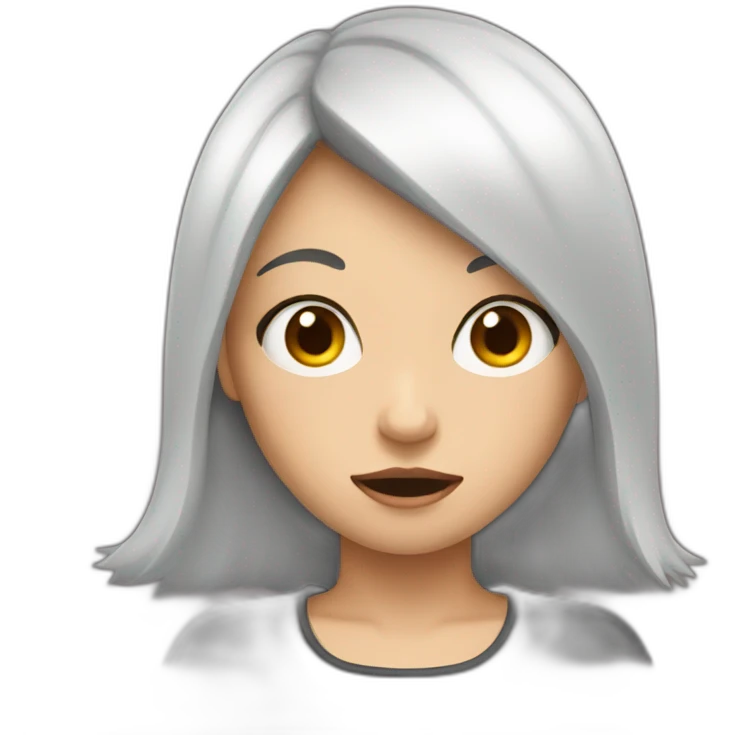 fille qui a peur emoji