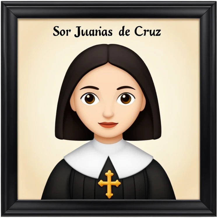 escuela con el nombre Sor Juana Ines de la Cruz emoji