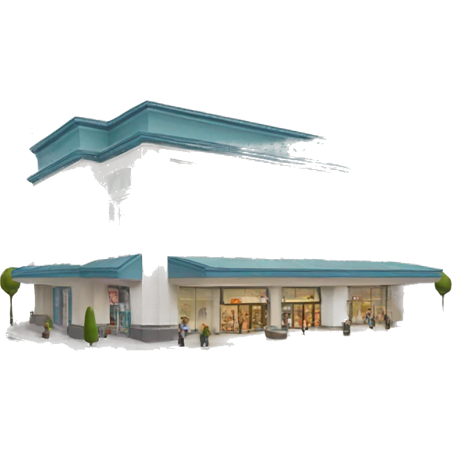 Shopping mall building emoji