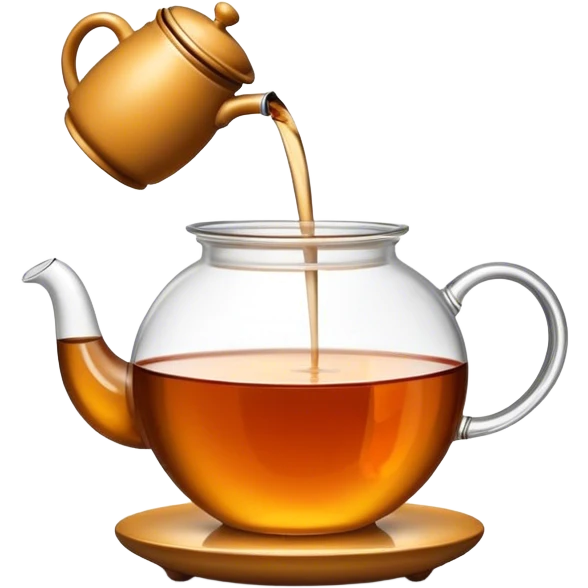 Clock that tea emoji