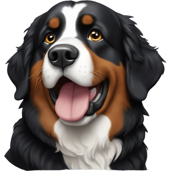 Bernese mountain dog emoji