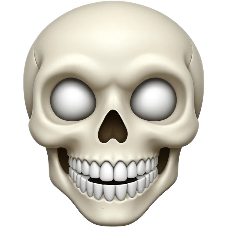 Skull with lips emoji
