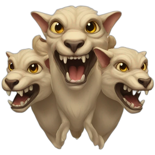 three headed chimera emoji