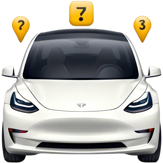 Tesla model 3 emoji