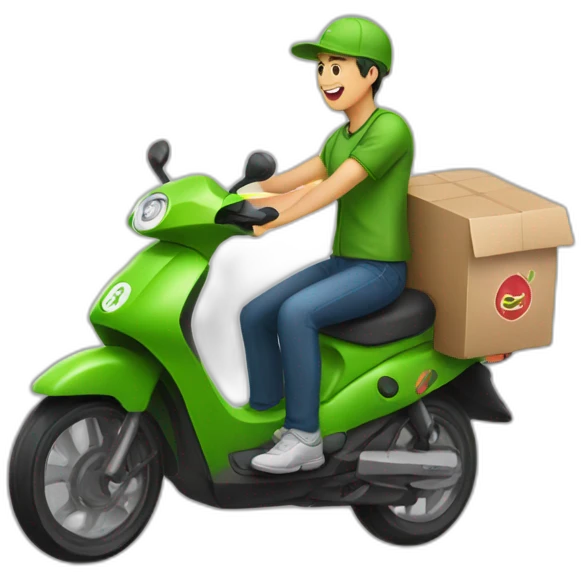 gojek food delivery emoji