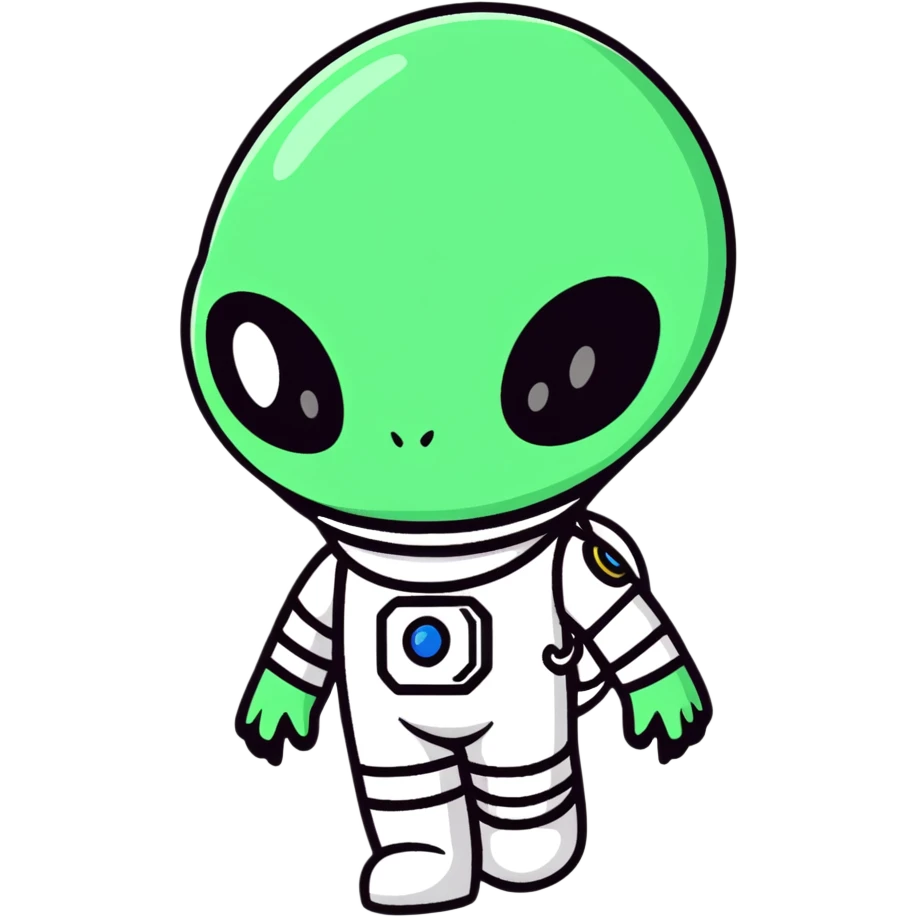 space alien emoji