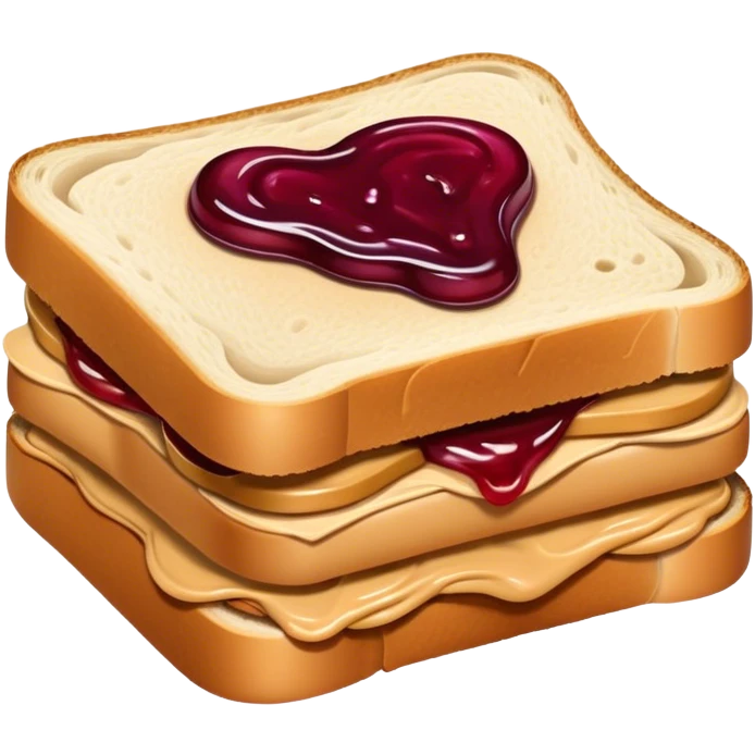 Peanut butter and jelly emoji