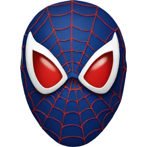 Spiderman mask emoji
