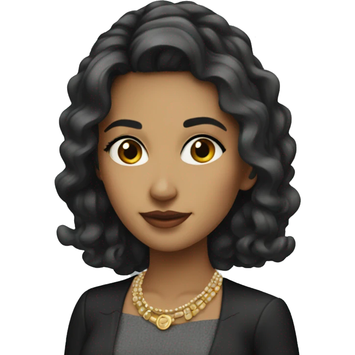 classy ai girl emoji latina  emoji