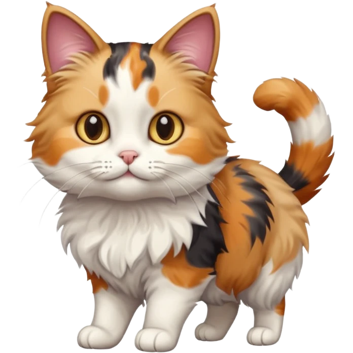 cute cat walking on the street emoji