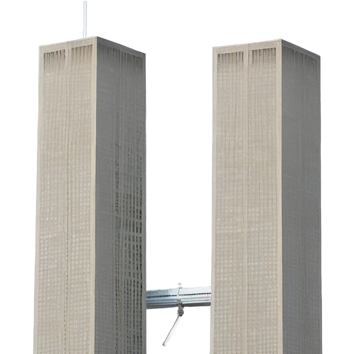 The twin towers  emoji