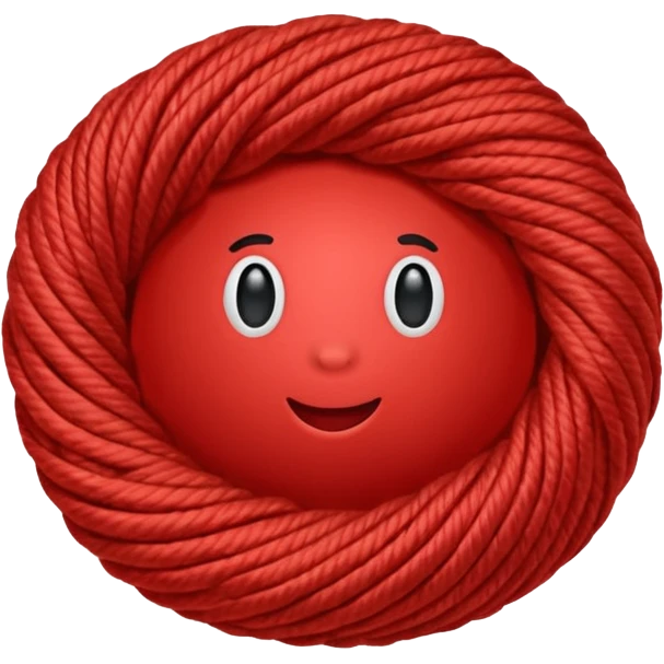 red ball of yarn emoji