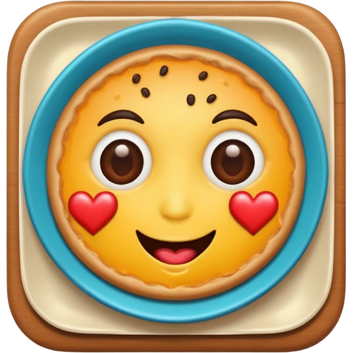 Food with heart eyes emoji