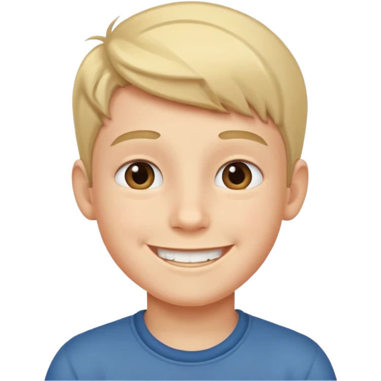 blue Boy happy emoji