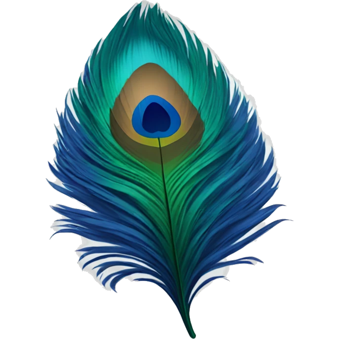 peacock feather emoji
