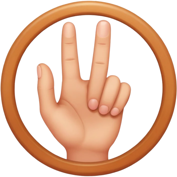 finger in circle  emoji