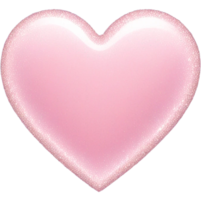 pastel pink sparkly heart no face no person emoji