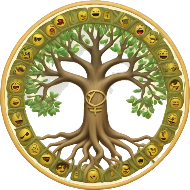Kabbalah Tree of Life emoji