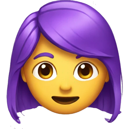 Purple 😂 emoji