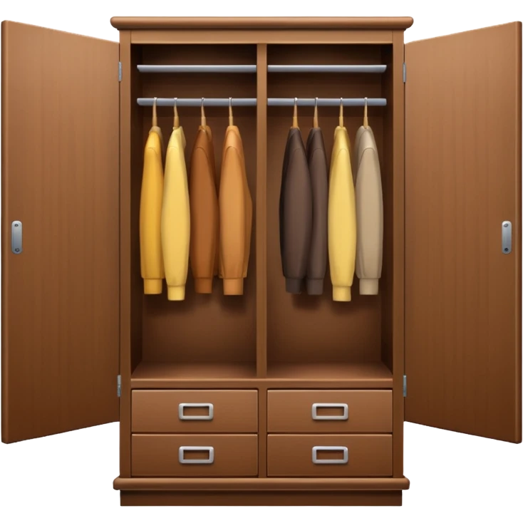 wardrobe modern closed emoji