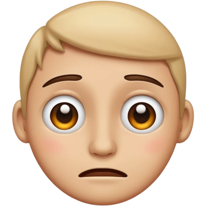 Sad and happy emoji