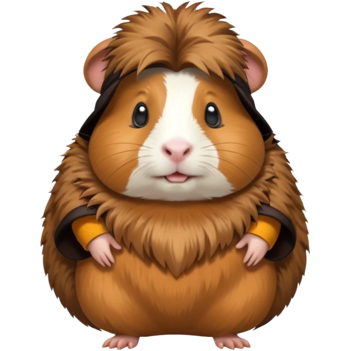Guinea pig with costume emoji