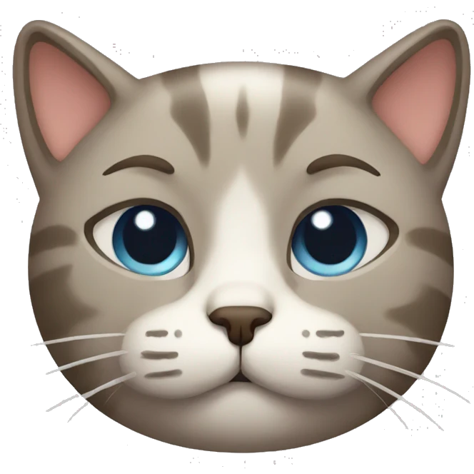 Drowsy cat emoji