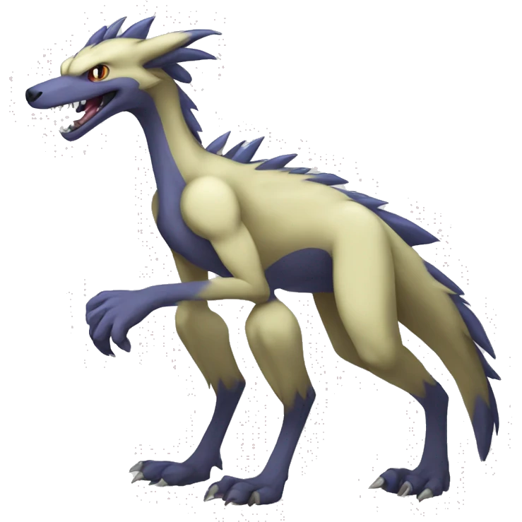 Lombax-Sergal-Vernid-Fakemon full body emoji