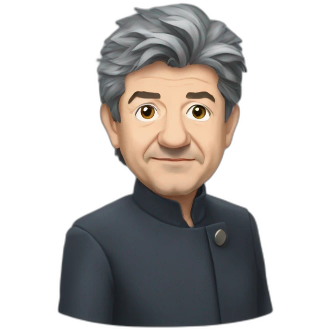 Jean Luc Mélenchon as a pokémon dressor emoji