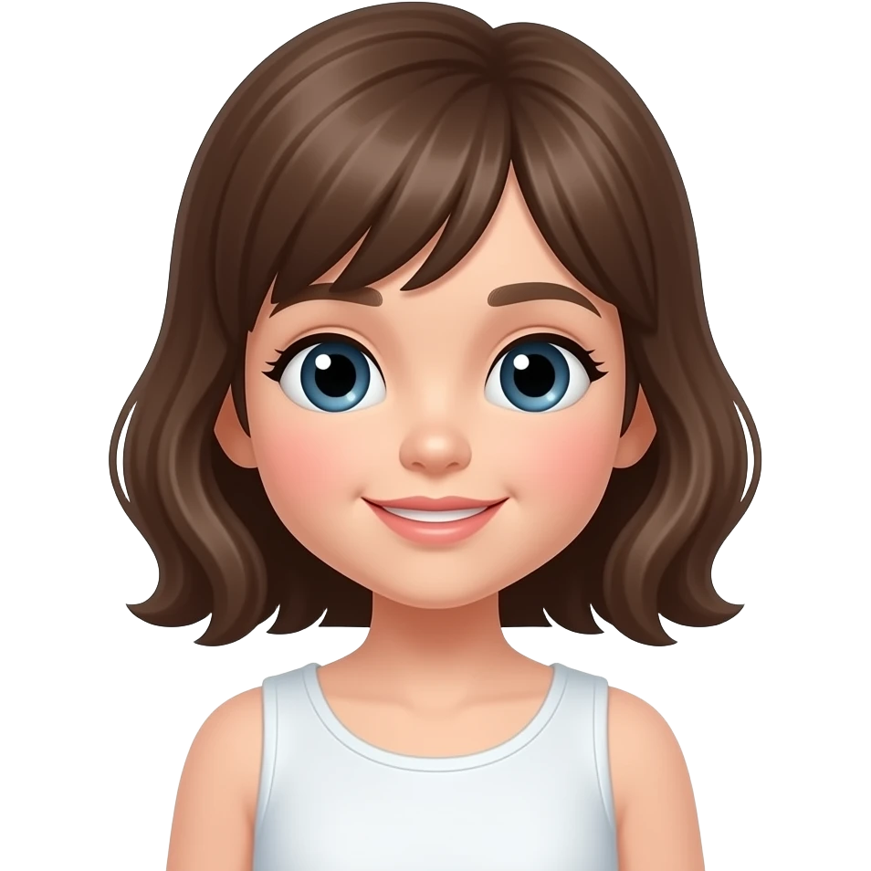 Cute girl person emoji