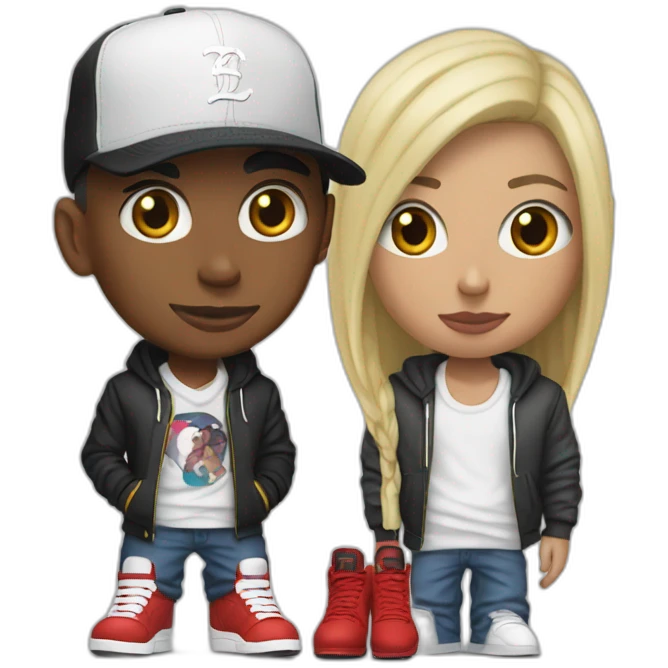 Eminem with Jordan 1 emoji