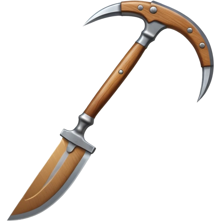 The sickle used by farmers emoji