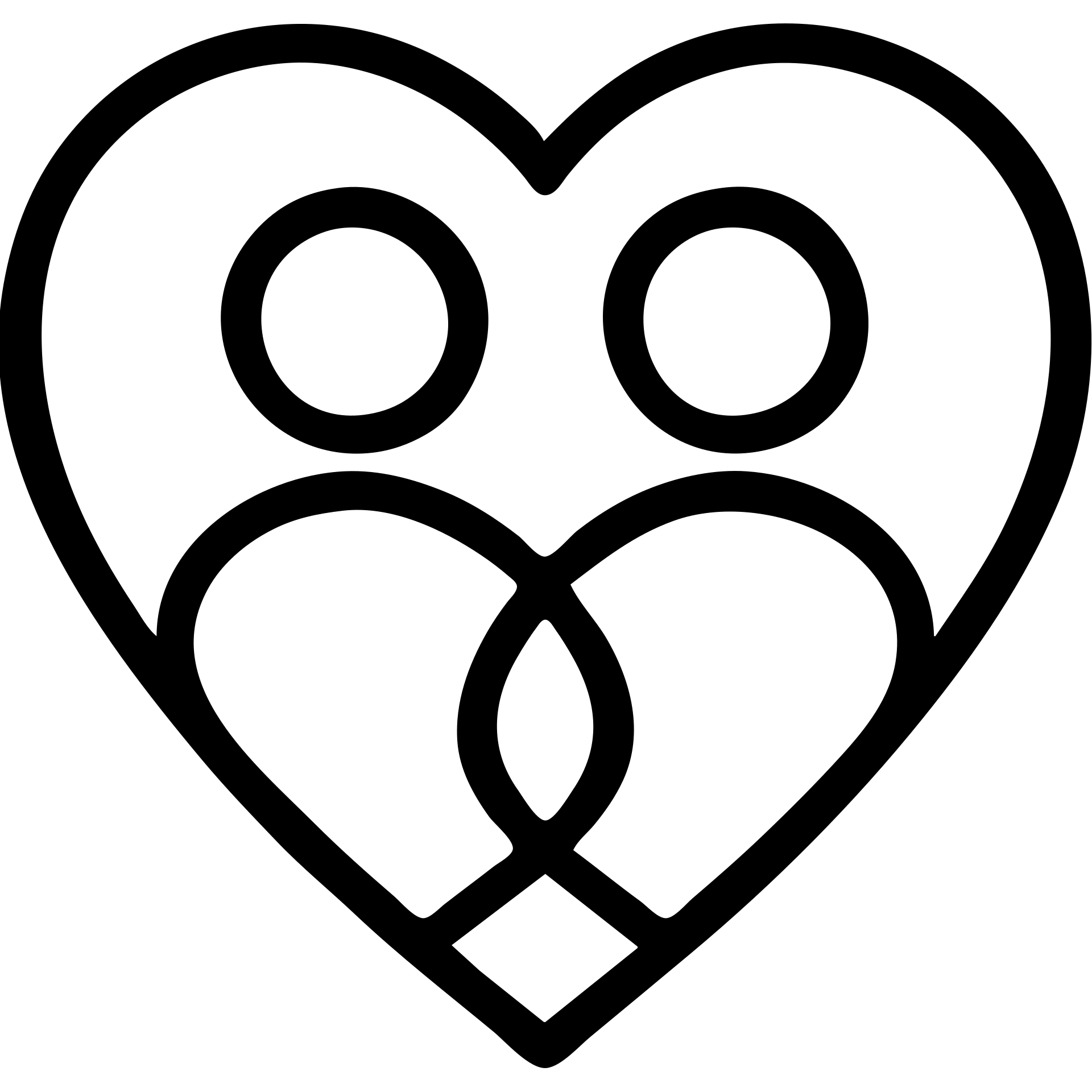 greyscale heart with intertwined lines representing soulmates and love emoji