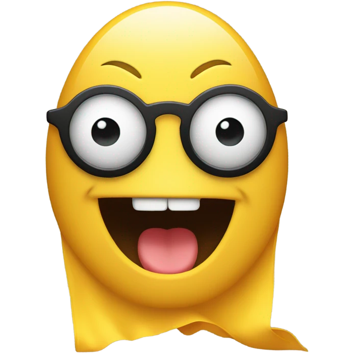 Yellow emoji biting lip emoji
