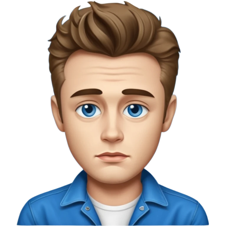 James Dean with blue eyes emoji