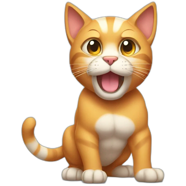 muscle cat emoji