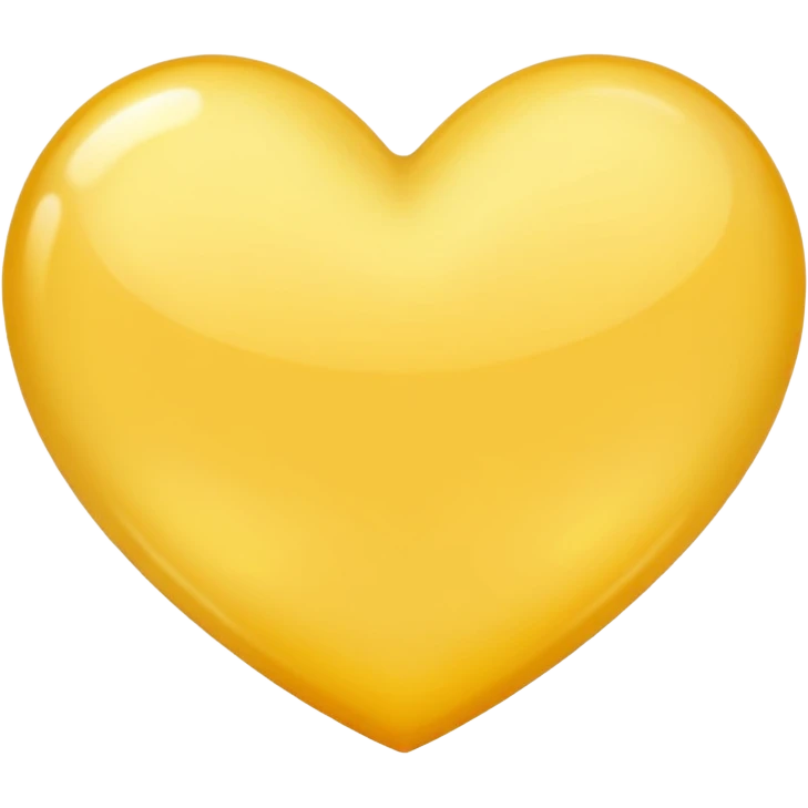 light yellow heart emoji