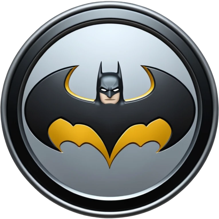 Nolan's batman symbol emoji