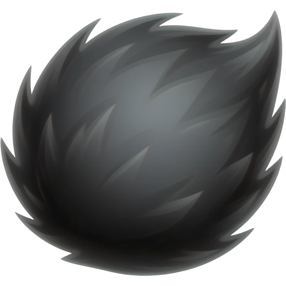 Black Rabbit tail emoji