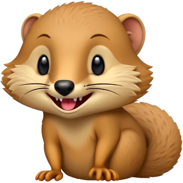 Mongoose winking emoji